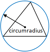 triangle circumradius