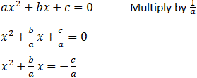 Quadratic formula deals calc