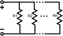 Parallel Resistors Resistor Two Series Circuit Capacitors Symbols 