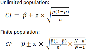 Finding The Confidence Interval of a Population Proportion Using